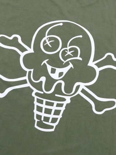 画像5: 【送料無料】ICECREAM BONES WASHED LS TEE FOUR LEAF CLOVER