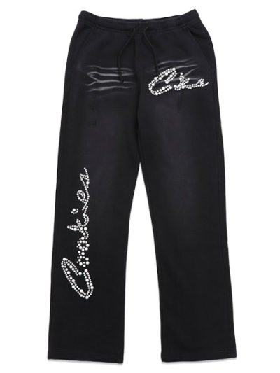 画像1: 【送料無料】COOKIES CLOTHING BLACK PEARL FRENCH TERRY SWEATPANT BLACK/WHITE