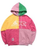 【送料無料】ICECREAM EMBROIDEREY LOGO CRAZY COTTON ZIP UP HOODIE MIX2