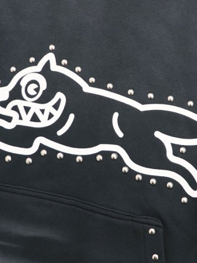画像3: 【送料無料】ICECREAM STAPLE WASHED RIVET HOODIE JET SET