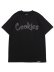 画像1: COOKIES CLOTHING ORIGINAL LOGO TEE BLACK/BLACK (1)