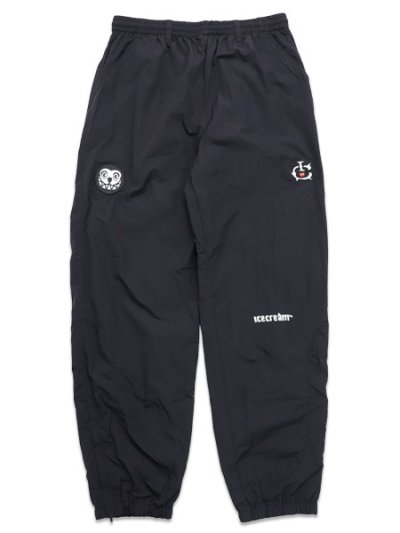画像1: 【送料無料】ICECREAM NYLON TRACK PANTS BLACK