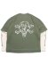 画像2: 【送料無料】ICECREAM BONES WASHED LS TEE FOUR LEAF CLOVER (2)