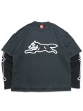 【送料無料】ICECREAM BONES WASHED LS TEE JET SET