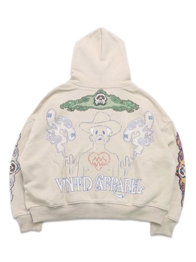 画像2: 【送料無料】WNTD APPAREL SKETCH ZIP HOODIE