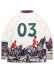 画像2: 【送料無料】BILLIONAIRE BOYS CLUB BB HOUNDS PRINTED SOCCER JERSEY GARDENIA (2)