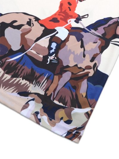 画像4: 【送料無料】BILLIONAIRE BOYS CLUB BB HOUNDS PRINTED SOCCER JERSEY GARDENIA