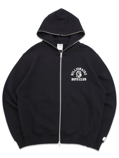画像1: 【送料無料】BILLIONAIRE BOYS CLUB BB UNI HELMET ZIP FRONT HOODIE BLACK
