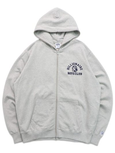 画像1: 【送料無料】BILLIONAIRE BOYS CLUB BB UNI HELMET ZIP FRONT HOODIE H.GREY