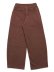 画像2: 【送料無料】WNTD APPAREL CHARM ROPE SWEATPANTS BROWN (2)