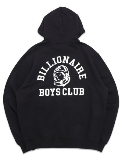 画像2: 【送料無料】BILLIONAIRE BOYS CLUB BB UNI HELMET ZIP FRONT HOODIE BLACK