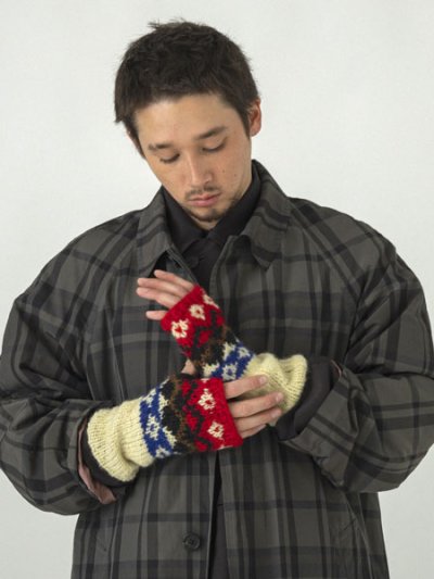 画像4: sublimeroe HAND KINT NORDIC GLOVE RED MIX