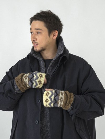 画像4: sublimeroe HAND KINT NORDIC GLOVE MOCA MIX