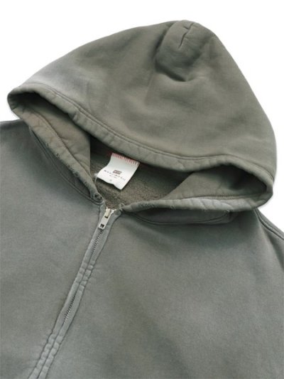 画像3: 【送料無料】MOOJI MOOJI OVERSIZE ZIP UP HOODIE AGED OLIVE GREEN