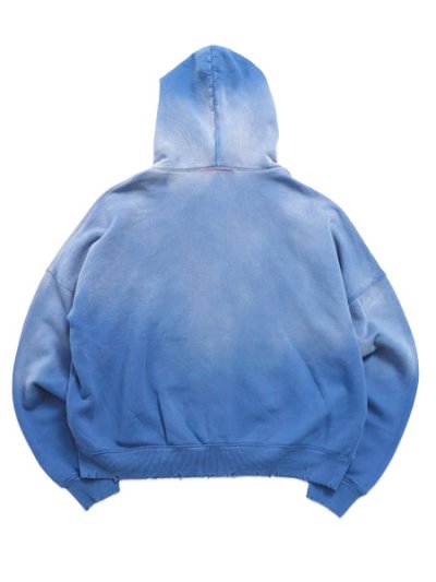 画像2: 【送料無料】MOOJI MOOJI OVERSIZE ZIP UP HOODIE STREET POWDER BLUE