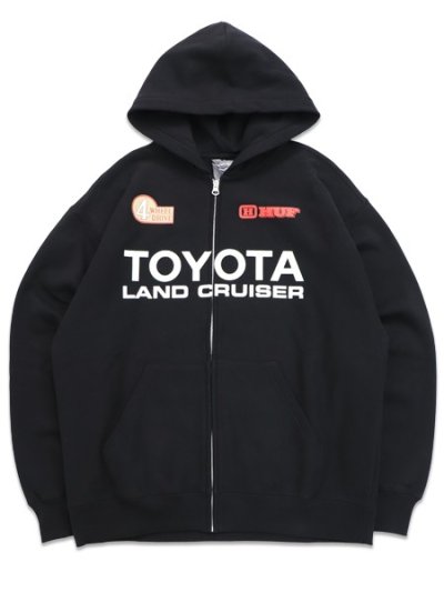 画像1: 【送料無料】HUF TOYOTA LAND CRUISER HEAVYWEIGHT FULL ZIP HOODIE