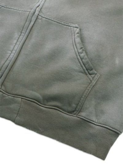 画像4: 【送料無料】MOOJI MOOJI OVERSIZE ZIP UP HOODIE AGED OLIVE GREEN