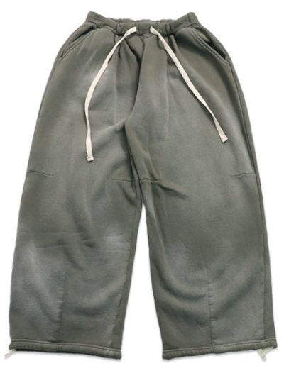画像1: 【送料無料】MOOJI MOOJI SWEAT 04 PANTS AGED OLIVE GREEN