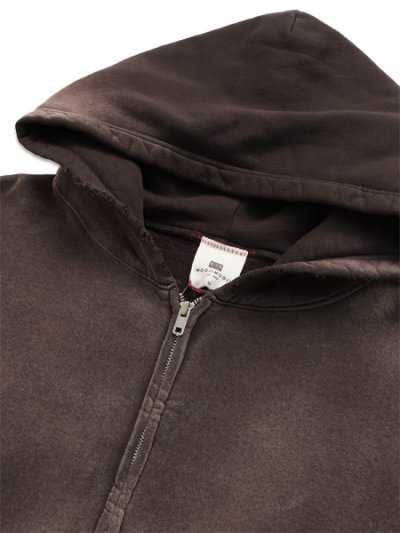 画像3: 【送料無料】MOOJI MOOJI OVERSIZE ZIP UP HOODIE AGED BROWN