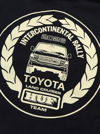 画像5: 【送料無料】HUF TOYOTA LAND CRUISER HEAVYWEIGHT FULL ZIP HOODIE