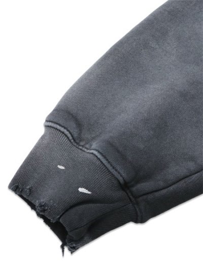 画像6: 【送料無料】MOOJI MOOJI OVERSIZED CROP HOODIE SPLATTER BLACK