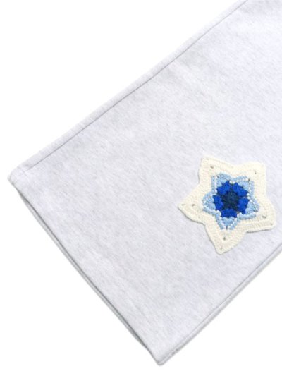 画像6: 【送料無料】ARKYVE BLUE STAR CROCHET PATCH SWEATPANTS