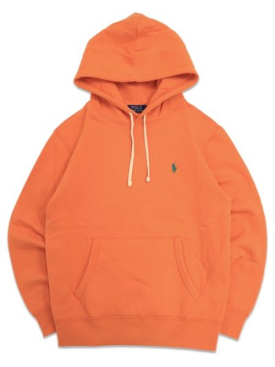 画像1: 【送料無料】POLO RALPH LAUREN RL FLEECE PULLOVER HOODIE KONA ORANGE