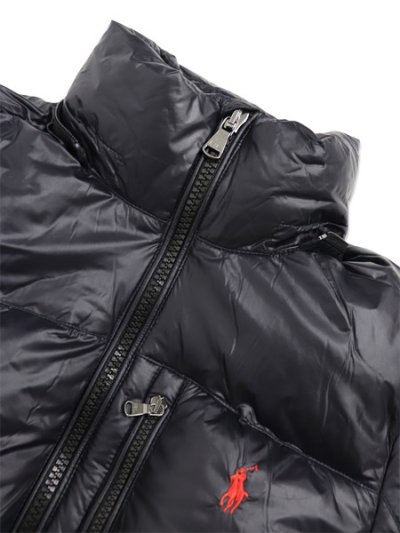 画像5: 【送料無料】POLO RALPH LAUREN GORHAM GLOSSED DOWN JACKET POLO BLACK GLOSSY