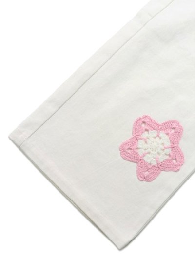 画像7: 【送料無料】ARKYVE PINK STAR CROCHET WHITE DENIM