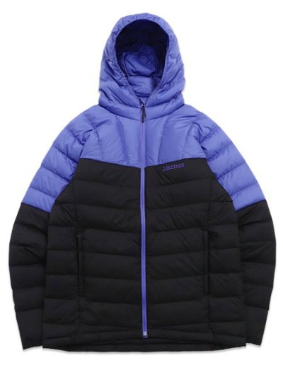 画像1: 【送料無料】MARMOT LANCE DOWN HOODIE PURPLE/BLACK