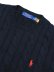 画像3: 【送料無料】POLO RALPH LAUREN CABLE KNIT COTTON CREW SWEATER HUNTER NAVY (3)
