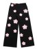画像2: 【送料無料】ARKYVE PINK STAR CROCHET BLACK DENIM (2)
