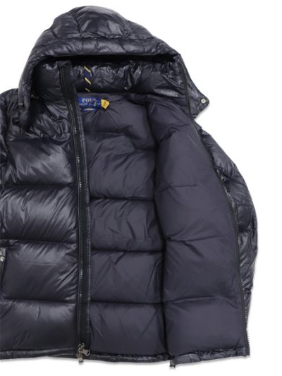 画像8: 【送料無料】POLO RALPH LAUREN GORHAM GLOSSED DOWN JACKET POLO BLACK GLOSSY