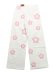 画像2: 【送料無料】ARKYVE PINK STAR CROCHET WHITE DENIM (2)
