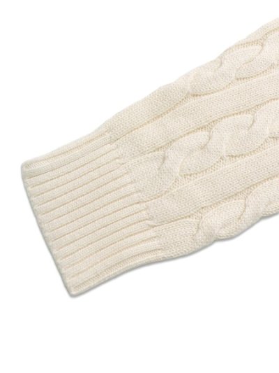 画像6: 【送料無料】POLO RALPH LAUREN CABLE KNIT COTTON CREW SWEATER ANDOVER CREAM