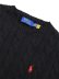 画像3: 【送料無料】POLO RALPH LAUREN CABLE KNIT COTTON CREW SWEATER POLO BLACK (3)