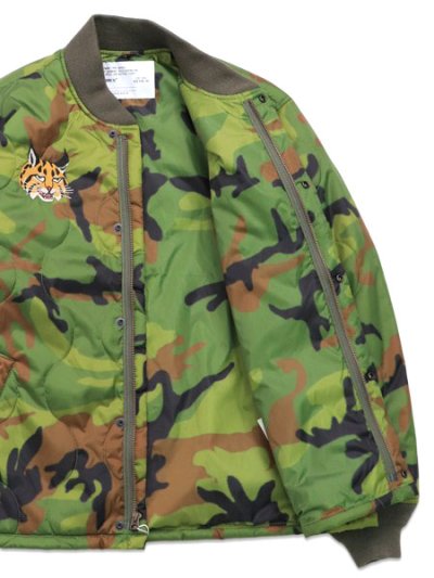 画像7: 【送料無料】AVIREX CWU-10P QUILTED JACKET CAMO