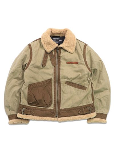 画像1: 【送料無料】AVIREX CLASSIC COTTON B-3 JACKET KHAKI
