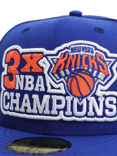 画像6: NEW ERA 59FIFTY NBA KNICKS 3X CHAMPIONS BLUE