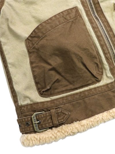 画像5: 【送料無料】AVIREX CLASSIC COTTON B-3 JACKET KHAKI