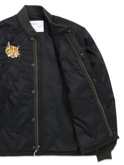 画像7: 【送料無料】AVIREX CWU-10P QUILTED JACKET BLACK