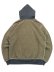 画像2: 【送料無料】SCHOTT SALT AND PEPPER HOODED SWEAT BEIGE (2)