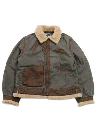 画像1: 【送料無料】AVIREX CLASSIC COTTON B-3 JACKET OLIVE
