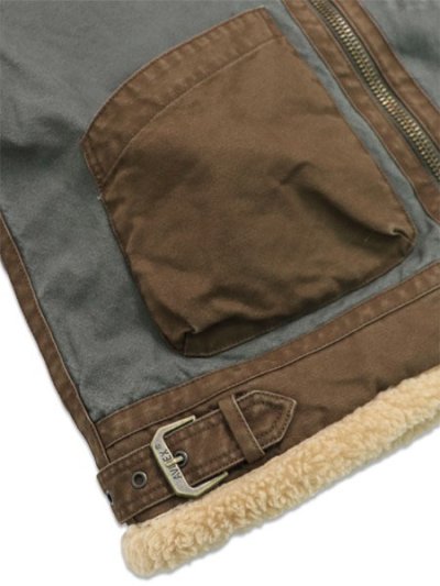 画像5: 【送料無料】AVIREX CLASSIC COTTON B-3 JACKET OLIVE