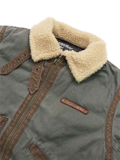 画像3: 【送料無料】AVIREX CLASSIC COTTON B-3 JACKET OLIVE