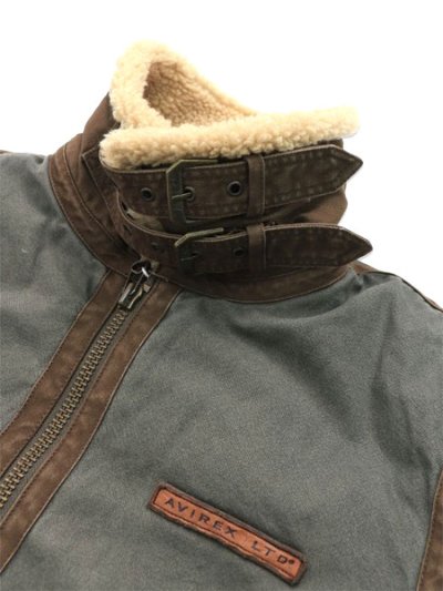 画像4: 【送料無料】AVIREX CLASSIC COTTON B-3 JACKET OLIVE