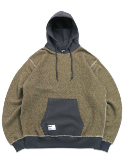 画像1: 【送料無料】SCHOTT SALT AND PEPPER HOODED SWEAT BEIGE