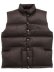 画像1: 【送料無料】WHIMSY SOCKS SMALL SNAP DOWN VEST BROWN (1)