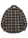 【送料無料】WHIMSY SOCKS TARTAN FLANNEL SHIRT BLACK