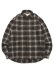 画像1: 【送料無料】WHIMSY SOCKS TARTAN FLANNEL SHIRT BLACK (1)